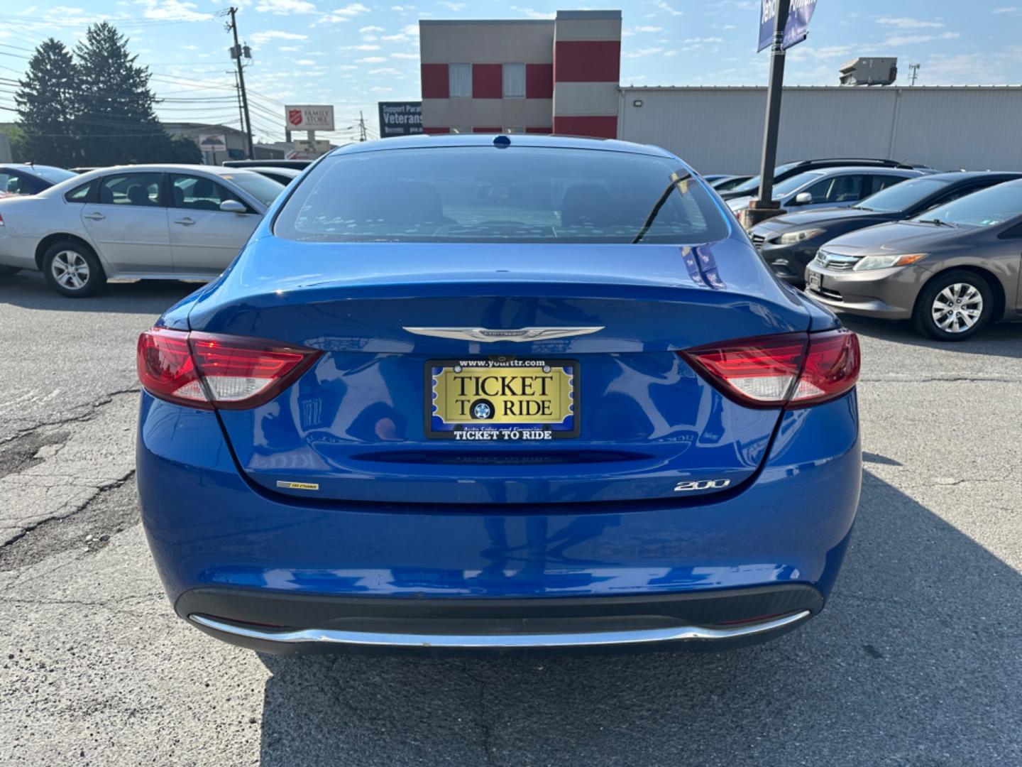 2015 BLUE Chrysler 200 Limited (1C3CCCAB2FN) with an 2.4L L4 DOHC 16V engine, 9-Speed Automatic transmission, located at 1254 Manheim Pike, Lancaster, PA, 17601, (717) 393-9133, 40.062870, -76.323273 - Photo#5